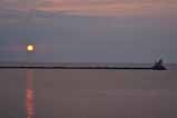 lighthouse at sunset